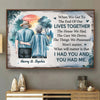 Together, We Are What Matters Most - Couple Personalized Custom Horizontal Poster - Gift For Husband Wife, Anniversary