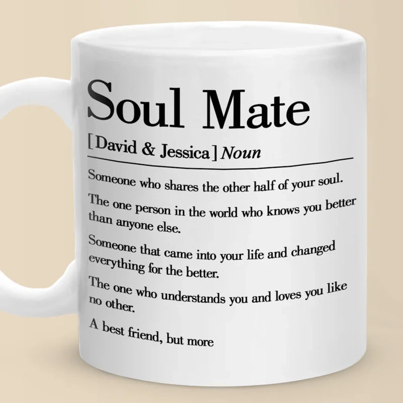 Love Brought Us Together - Couple Personalized Custom Mug - Gift For Husband Wife, Anniversary