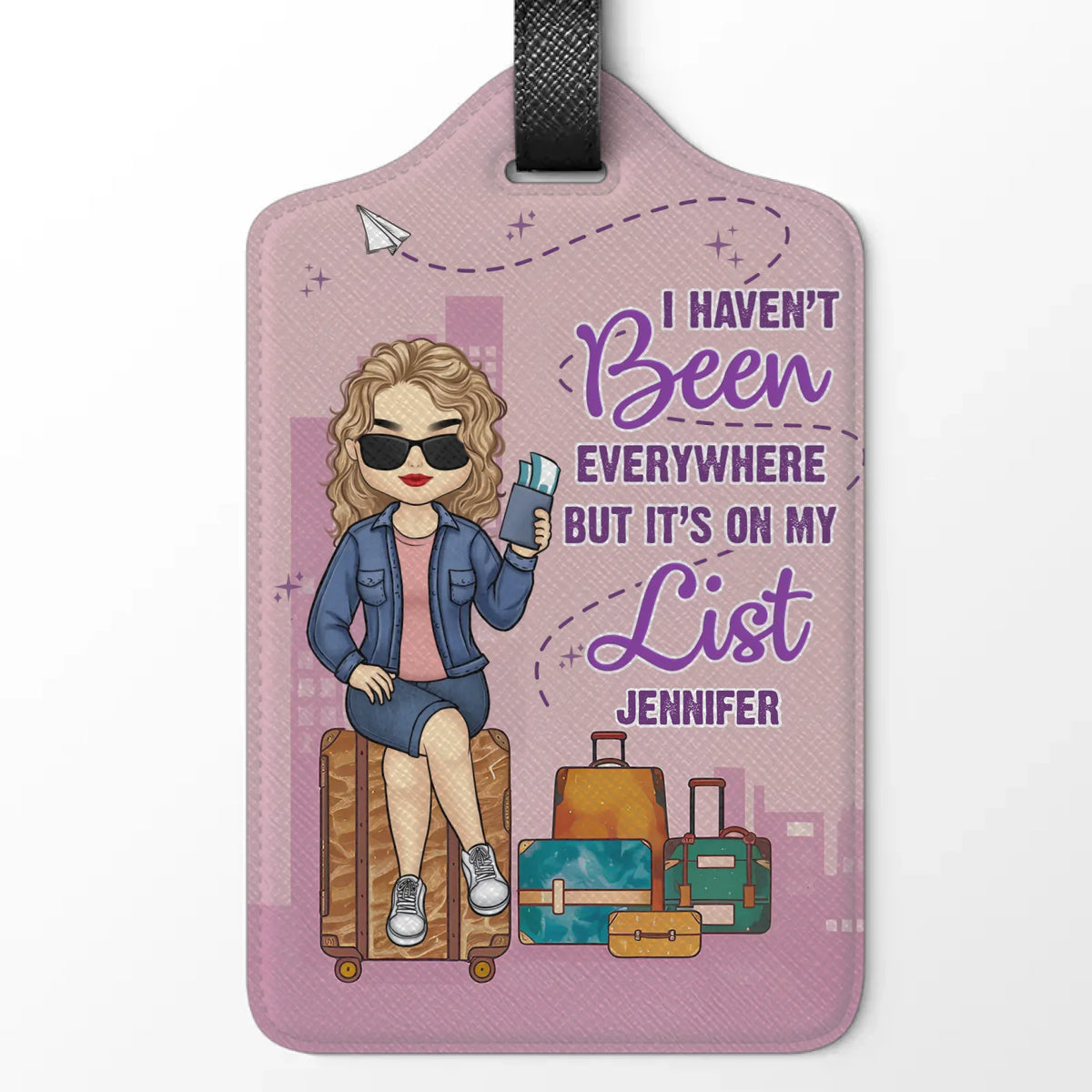 Add A Personal Touch To Your Travel Gear - Travel Personalized Custom Luggage Tag - Holiday Vacation Gift, Gift For Adventure Travel Lovers