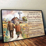 Growing Old With You Is My Favorite Adventure - Couple Personalized Custom Horizontal Poster - Gift For Husband Wife, Anniversary