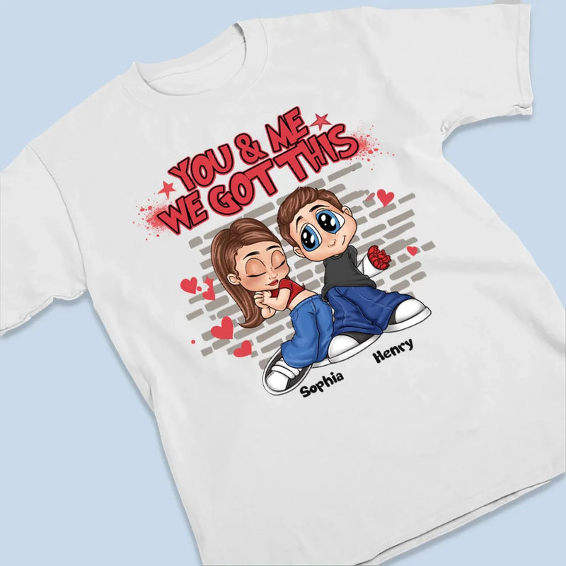 You & Me, Always And Forever - Couple Personalized Custom Unisex T-shirt, Premium T-shirt, Hoodie - Gift For Husband Wife, Anniversary