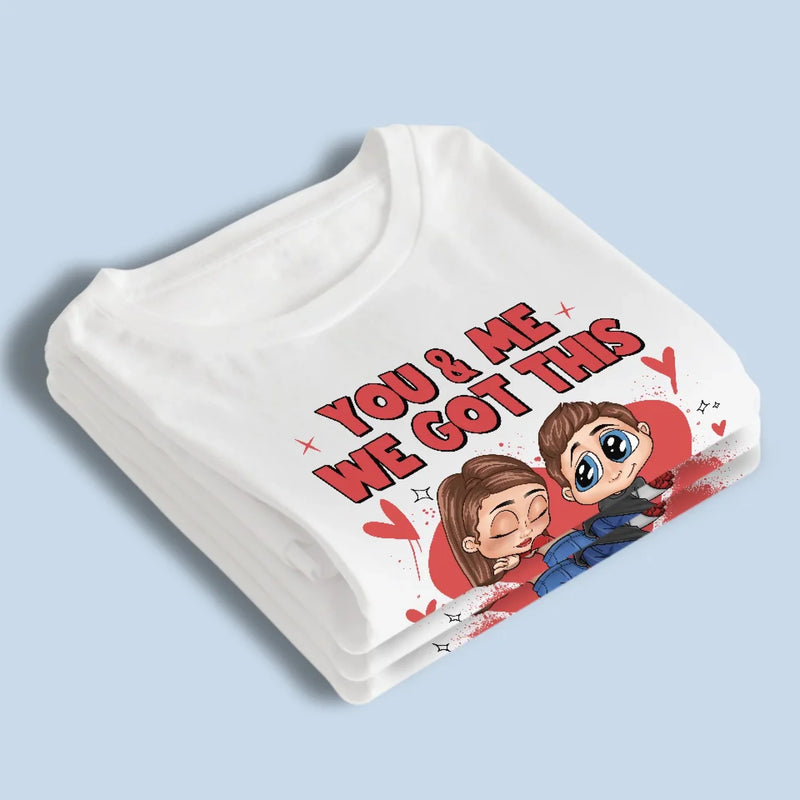 You & Me, There’s No Better Place To Be - Couple Personalized Custom Unisex T-shirt, Premium T-shirt, Hoodie - Gift For Husband Wife, Anniversary
