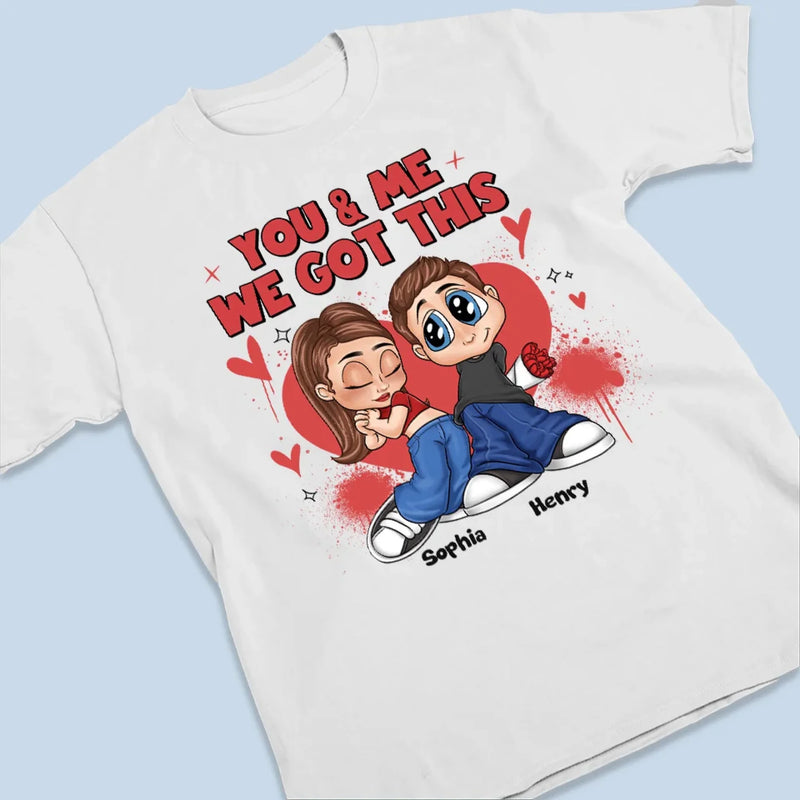 You & Me, There’s No Better Place To Be - Couple Personalized Custom Unisex T-shirt, Premium T-shirt, Hoodie - Gift For Husband Wife, Anniversary