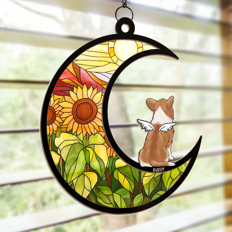 Every Woof, Wag, And Purr Will Be Missed - Memorial Personalized Window Hanging Suncatcher Ornament - Sympathy Gift For Pet Owners, Pet Lovers