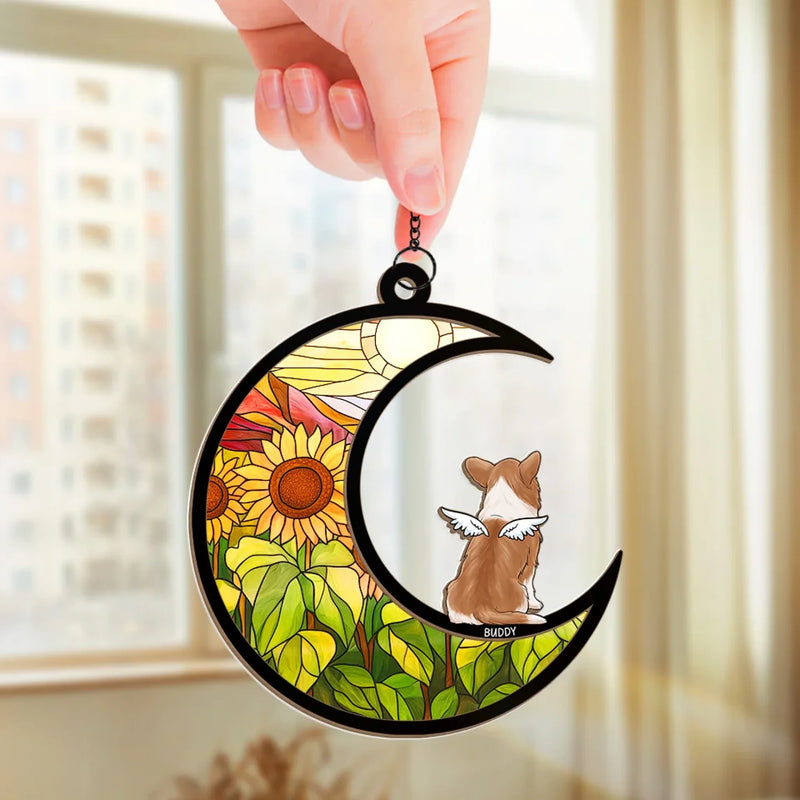 Every Woof, Wag, And Purr Will Be Missed - Memorial Personalized Window Hanging Suncatcher Ornament - Sympathy Gift For Pet Owners, Pet Lovers