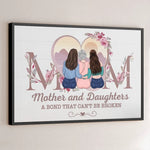 My Mom Is My Home And My Haven - Family Personalized Custom Horizontal Poster - Gift For Mom, Daughter