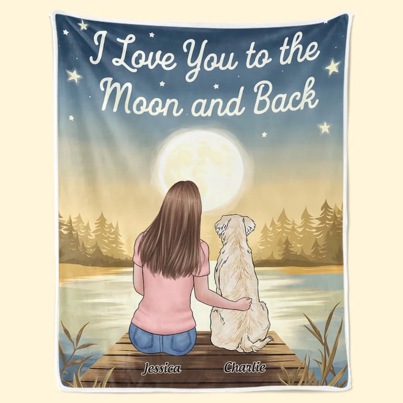Paws Bring Peace To Our Souls - Dog & Cat Personalized Custom Blanket - Gift For Pet Owners, Pet Lovers