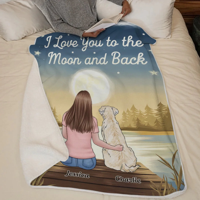 Paws Bring Peace To Our Souls - Dog & Cat Personalized Custom Blanket - Gift For Pet Owners, Pet Lovers