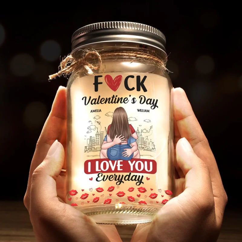 Love Is Sweet, But You’re Spicy Too - Couple Personalized Custom Mason Jar Light - Valentine Gift For Husband Wife, Anniversary