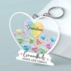 Life Is Better With Grandkids - Family Personalized Custom Shaped Acrylic Keychain - Gift For Grandma, Grandpa, Grandkid