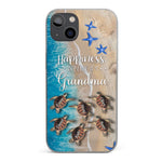 This Love Is As Vast And Deep As The Ocean - Family Personalized Custom 3D Inflated Effect Clear Phone Case - Gift For Grandma