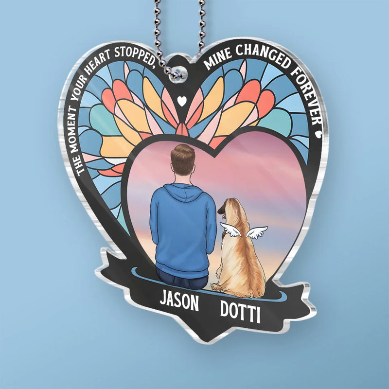 A Loyal Friend, A Gentle Soul - Memorial Personalized Custom Car Ornament - Acrylic Custom Shaped - Sympathy Gift For Pet Owners, Pet Lovers