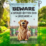 My Little Garden Buddy - Dog Personalized Custom Flag - Gift For Pet Owners, Pet Lovers