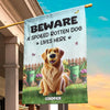 My Little Garden Buddy - Dog Personalized Custom Flag - Gift For Pet Owners, Pet Lovers