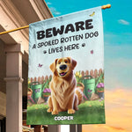 My Little Garden Buddy - Dog Personalized Custom Flag - Gift For Pet Owners, Pet Lovers