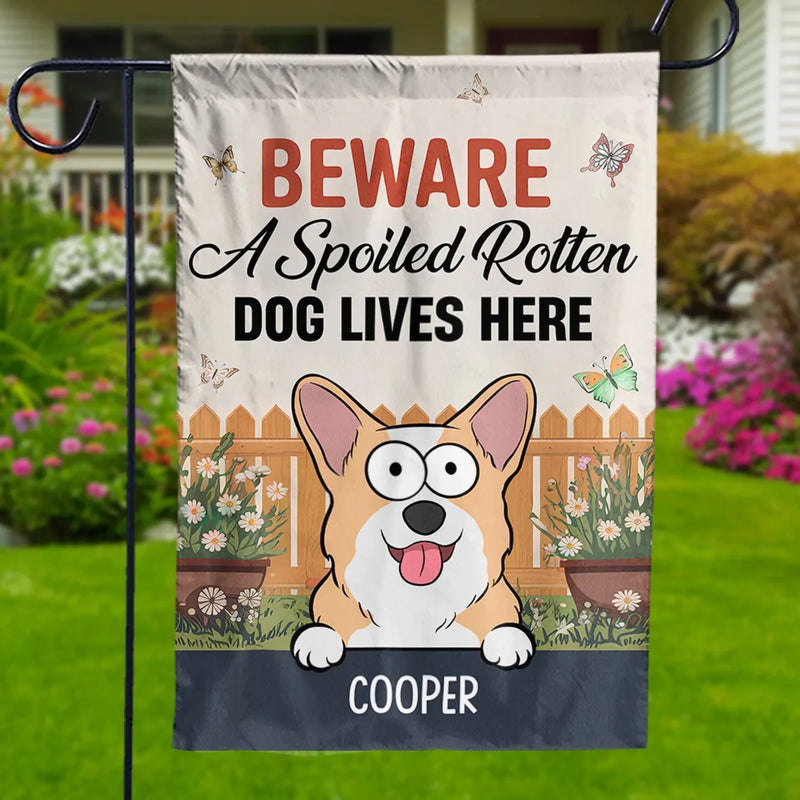 Every Garden Needs A Loyal Guardian - Dog Personalized Custom Flag - Gift For Pet Owners, Pet Lovers