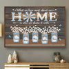 Time Together As A Family Is A Gift - Family Personalized Custom Horizontal Poster - Gift For Family Members