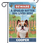 Growing Memories, One Wag And Bloom At A Time - Dog Personalized Custom Flag - Gift For Pet Owners, Pet Lovers