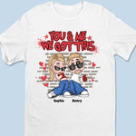You & Me, Always And Forever - Couple Personalized Custom Unisex T-shirt, Premium T-shirt, Hoodie - Gift For Couple, Husband, Wife