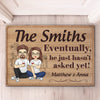 A Perfect Match, Now And Forever - Couple Personalized Custom Home Decor Decorative Mat - House Warming Gift For Husband Wife, Anniversary