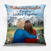 A Bond That Nothing Can Sever - Family Personalized Custom Pillow - Gift For Mom, Daughter