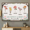 Every Day With You Is A Blessing, Grandma - Family Personalized Custom Horizontal Poster - Gift For Mom, Grandma