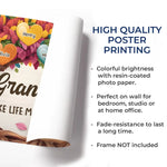 Grandkids Fill A Place In Your Heart - Family Personalized Custom Horizontal Poster - Gift For Grandma, Grandpa, Grandkid