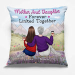 A Relationship Built To Last Forever - Family Personalized Custom Pillow - Gift For Mom, Daughter