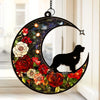 A Dog’s Heart, A Memory That Stays Forever - Memorial Personalized Window Hanging Suncatcher Ornament - Sympathy Gift For Pet Owners, Pet Lovers
