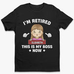 Tiny Boss, Big Job - Family Personalized Custom Unisex T-shirt, Premium T-shirt, Hoodie - Appreciation, Retirement Gift For Coworkers, Family, Friends