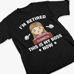 Tiny Boss, Big Job - Family Personalized Custom Unisex T-shirt, Premium T-shirt, Hoodie - Appreciation, Retirement Gift For Coworkers, Family, Friends