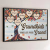 My Grandkids Are My Favorite - Family Personalized Custom Horizontal Poster - Gift For Grandma, Grandpa, Grandkid