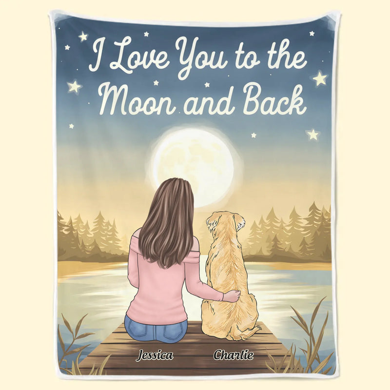 Paws Bring Peace To Our Souls - Dog & Cat Personalized Custom Blanket - Gift For Pet Owners, Pet Lovers