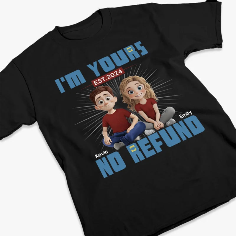 Forever Starts Here - Couple Personalized Custom Unisex T-shirt, Premium T-shirt, Hoodie - Gift For Husband Wife, Anniversary