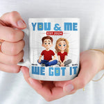 In Your Arms, I’m Home - Couple Personalized Custom Mug - Gift For Husband Wife, Anniversary