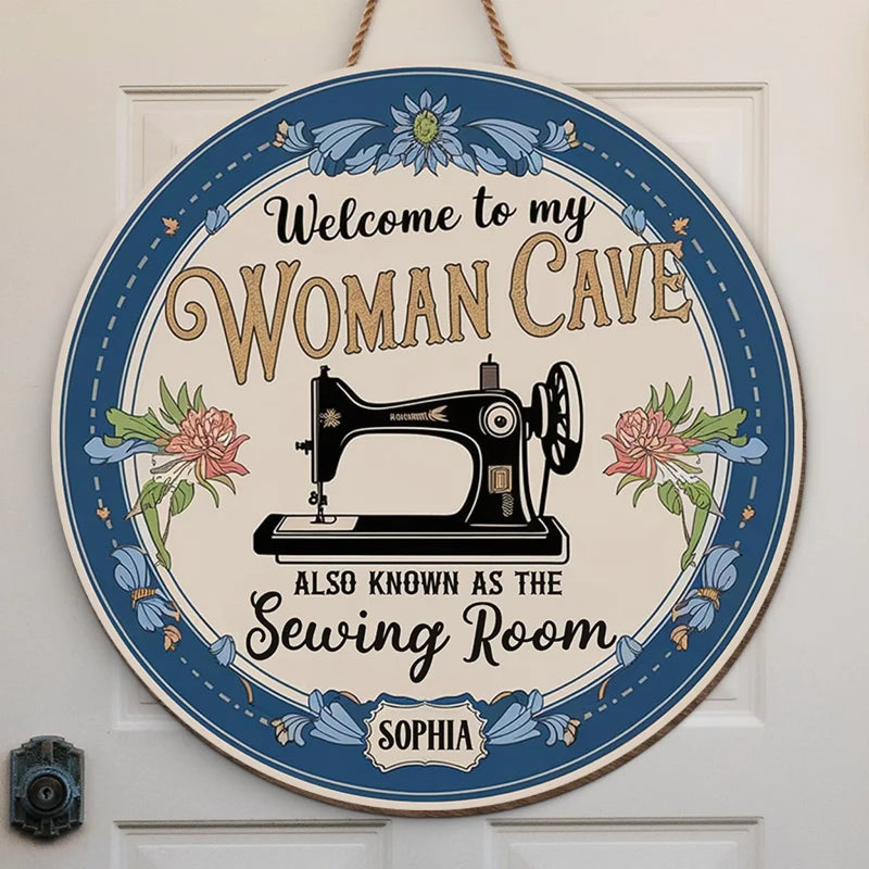 Enter With Love, Leave With Stitches - Family Personalized Custom Shaped Home Decor Wood Sign - House Warming Gift For Yourself, Best Friends, Siblings, Family Members