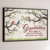 Grandchildren Are The Joy Of Our Hearts - Family Personalized Custom Horizontal Poster - Gift For Grandma, Grandpa, Grandkid