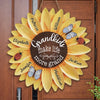 Grandkids Keep The Heart Young - Family Personalized Custom Shaped Home Decor Wood Sign - House Warming Gift For Mom, Grandma
