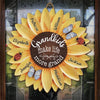 Grandkids Keep The Heart Young - Family Personalized Custom Shaped Home Decor Wood Sign - House Warming Gift For Mom, Grandma