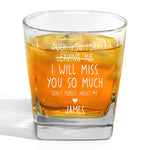 Cheers To The Good Times Ahead - Coworker Personalized Custom Square Whiskey Glass - Appreciation, Retirement Gift For Former Partner, Best Friend