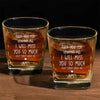 Cheers To The Good Times Ahead - Coworker Personalized Custom Square Whiskey Glass - Appreciation, Retirement Gift For Coworkers, Work Friends, Colleagues