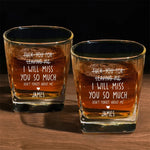 Cheers To The Good Times Ahead - Coworker Personalized Custom Square Whiskey Glass - Appreciation, Retirement Gift For Former Partner, Best Friend
