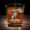 Celebrate The Joy Of Relaxation - Coworker Personalized Custom Square Whiskey Glass - Appreciation, Retirement Gift For Coworkers, Work Friends, Colleagues