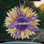 The Best Part Of Growing Older Is Becoming A Grandparent - Family Personalized Custom Car Ornament - Acrylic Custom Shaped - Gift For Grandma, Grandparent
