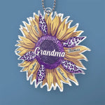 The Best Part Of Growing Older Is Becoming A Grandparent - Family Personalized Custom Car Ornament - Acrylic Custom Shaped - Gift For Grandma, Grandparent