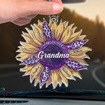 The Best Part Of Growing Older Is Becoming A Grandparent - Family Personalized Custom Car Ornament - Acrylic Custom Shaped - Gift For Grandma, Grandparent