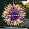 The Best Part Of Growing Older Is Becoming A Grandparent - Family Personalized Custom Car Ornament - Acrylic Custom Shaped - Gift For Mom, Grandma