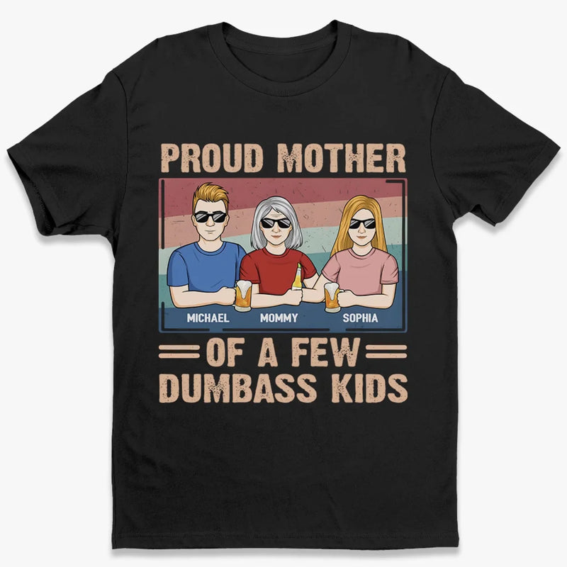 In A World Full Of Chaos, You're My Calm, Mom - Family Personalized Custom Unisex T-shirt, Premium T-shirt, Hoodie - Mother's Day, Gift For Mom