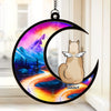 Some Angels Have Whiskers - Memorial Personalized Window Hanging Suncatcher Ornament - Sympathy Gift For Pet Owners, Pet Lovers