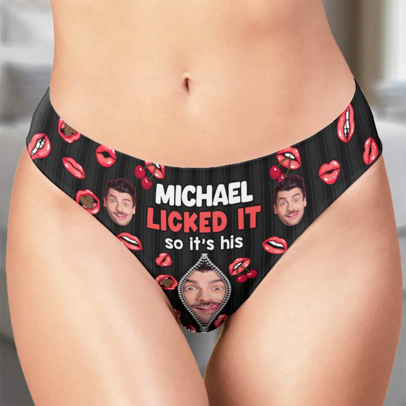 Custom Photo Only You Make My World Complete - Couple Personalized Women Briefs - Gift For Husband Wife, Anniversary